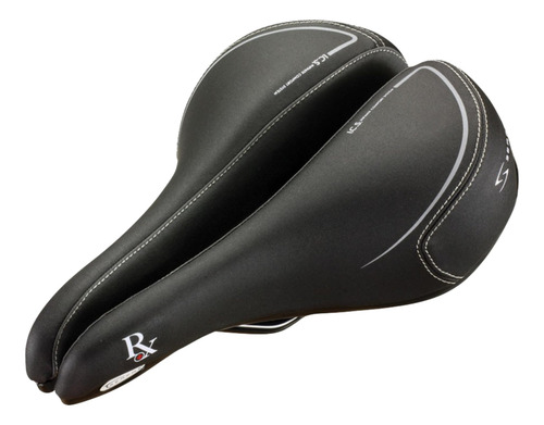 Silla De Montar Serfas Rx Microfibra Bicicleta Montaña Hombr Negro