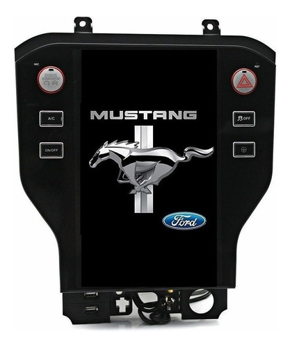 Estereo Android Pantalla Tesla Ford Mustang 2015-2018 Gps Hd