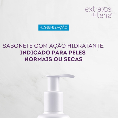 Sabonete Limpeza Facial 130ml Refrescante Extrato Da Terra