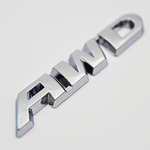 Emblema De Metal Cromado Awd Adhesivo Toyota Honda Suba...