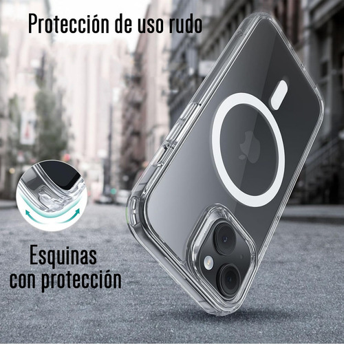 Funda Para Iphone 13 Normal Con Magsafe Carga Inalámbrica Transparente Magsafe Clear