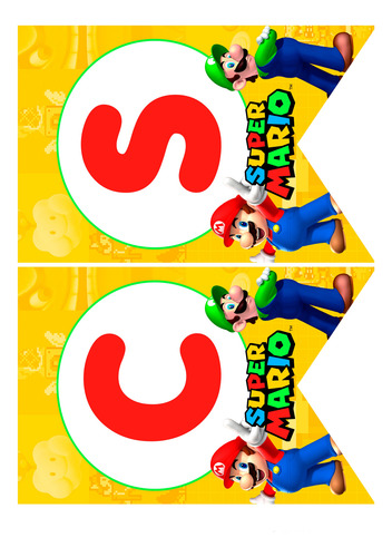 Super Mario (kit Para Imprimir)
