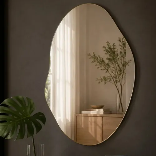 Espelho Lopazzi Orgânico 70x50cm Retrô Quarto Closet Casa Vênus
