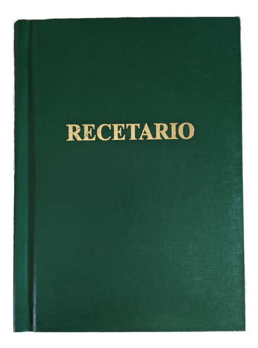 Libro Recetario P/farmacia N°500 (500 Páginas)