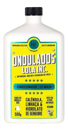 Acondicionador Co Wash Ondulados Lola Cosmetics 500 Ml