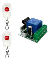 Comprar 2 Controles Remotos +receptores 1canal 433mhz  Domótica Rele