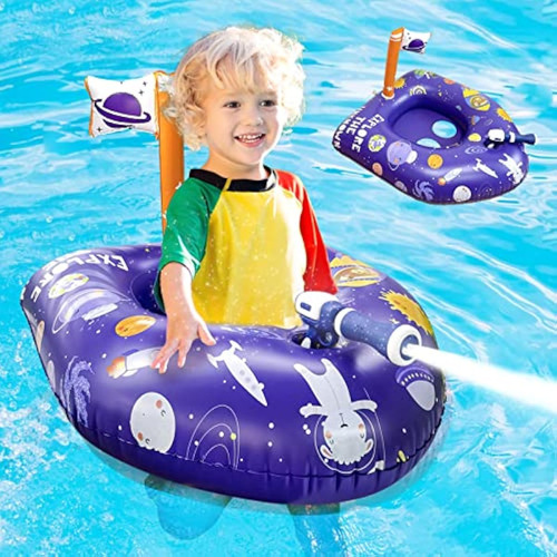 Kids Pool Float With Water Gun - Inflatable Pool