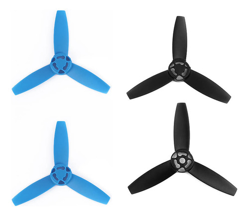 Palas De Hélice Negras Y Azules Para Parrot Bebop Drone 3.0