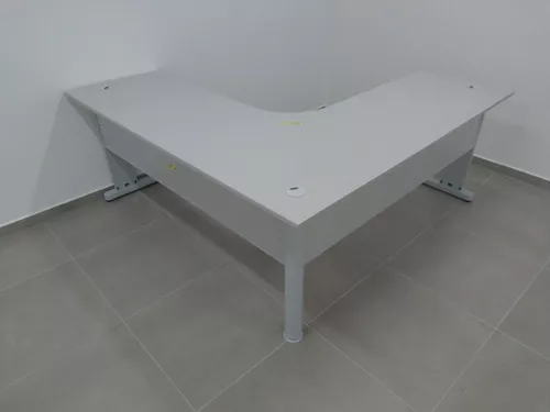 Mesa Escritório Grande L 3 Gav 160cm Combinare - Noce