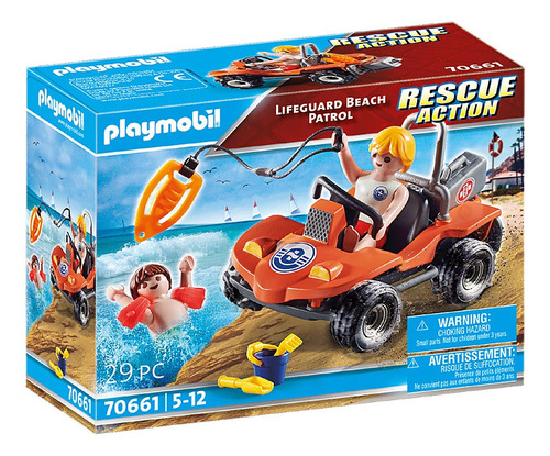 Bloques Para Armar Playmobil Lifeguard Beach Patrol Cantidad de piezas 29