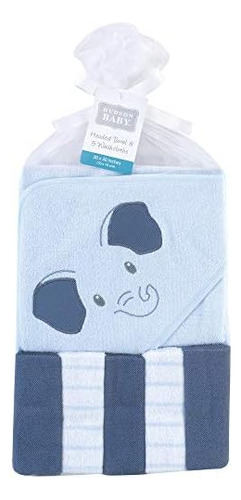 Hudson Baby Toalla Con Capucha Unisex Para Bebé Y Cinco Toal