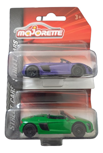 Pack 2 Audi R8 Convertible - Majorette