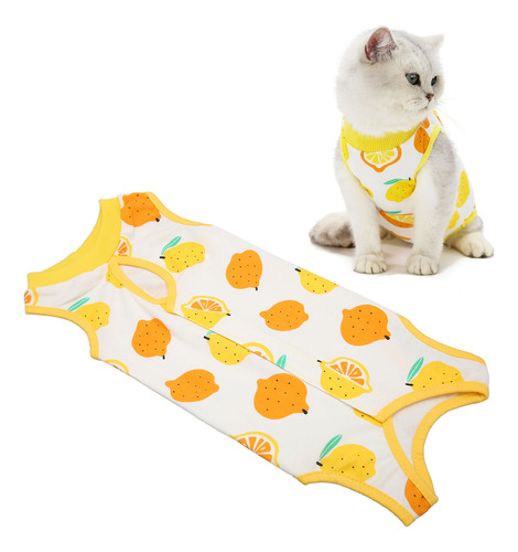 Traje Postquirúrgico De Algodón Para Gatos Confortables