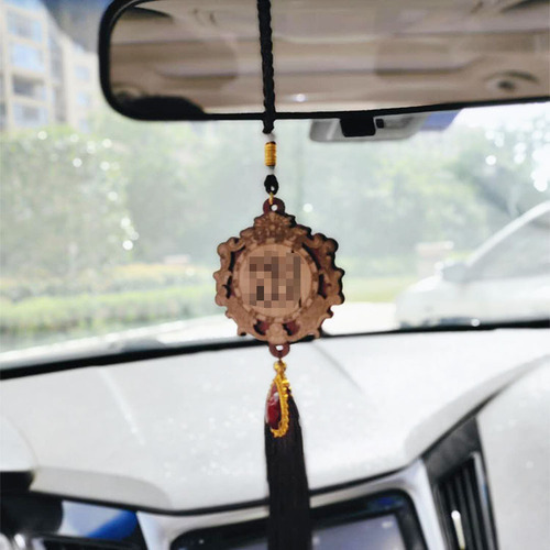 Amuleto De Madera Verde Estilo Medio Oriente Para Auto