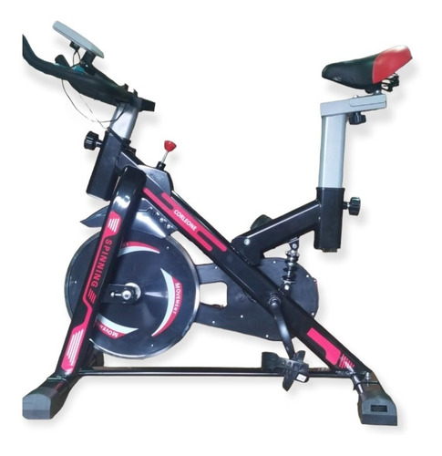 Imagen 3 de 3 de Bicicleta Spinning Estática Corleone 15 Kg Con Resorte