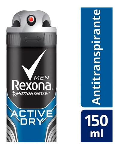 Desodorante Rexona Aero Active Dry Men 150ml Caixa Com 12 | Mercado Livre