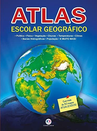 Libro Atlas Escolar Geográfico De Ciranda Cultural Ciranda C