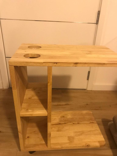 Mesa Auxiliar Para Living ,en Madera 