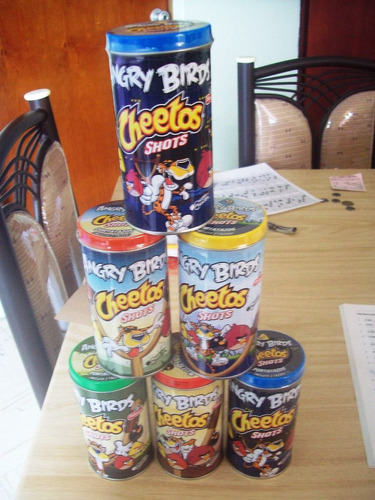 Excelentes Latas De La Colección Cheetos Angry Birds, Maa