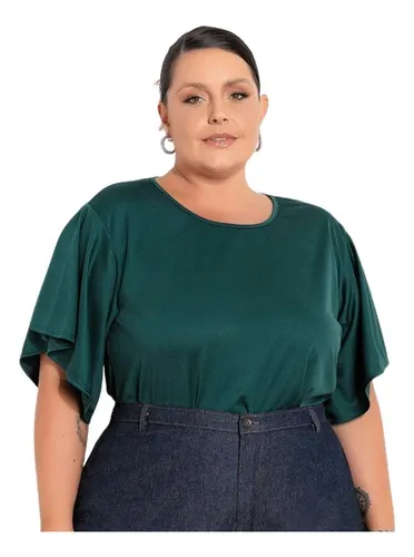 Blusas plus on sale size mercadolivre