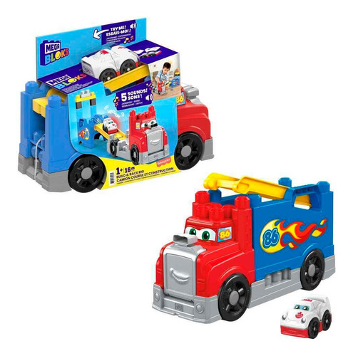 Mega Bloks Juguete De Construcción Camión Construye Y Corre