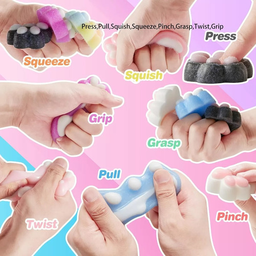 Squishies Antiestrés: Cat Paw Juguetes Squishy,juguete Antiestres Gato Garra Squishy Original Blando Taba