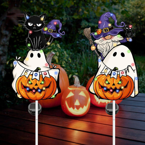 Decoraciones De Halloween Al Aire Libre Con Luces Solares
