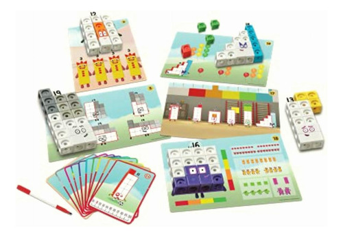Hand2mind Numberblocks Mathlink Cubes 11-20 Juego De