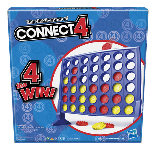 Juego De Raya Gaming Connect 4 Classic Grid Hasbro