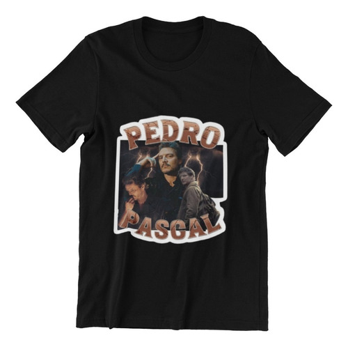 Polera Unisex Pedro Pascal The Last Us Estampado Algodon