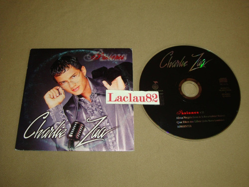 Charlie Zaa Pasiones 1997 Fonovisa Cd Promo