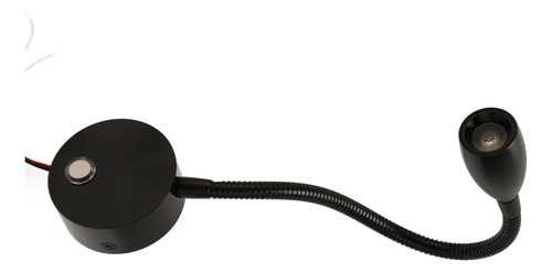 Cama De Cama Con Cuello De Cisne, Led, Rv, Color Negro, Barc