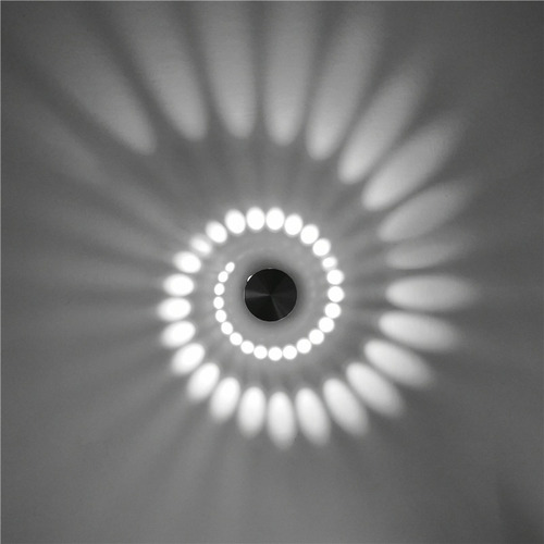 Lámpara De Pared Led En Espiral Moderna De 1 W, Montada En S