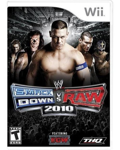 W Smackdown Vs Raw 2010 (portada Latina) Nintendo Wii 