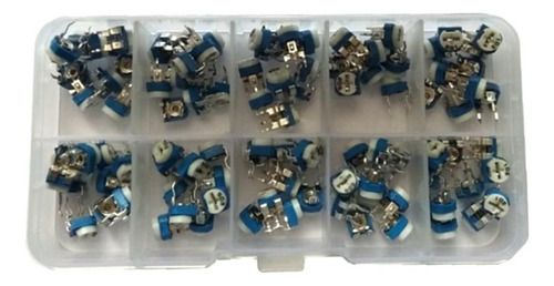 100pcs 10 Value 500 Ohm - 1m De Surtido De Potenciómetros