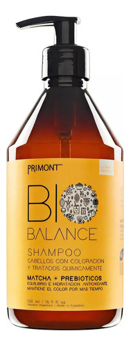 Shampoo Vegano Para Pelo Teñido Y Dañado - Primont 500ml