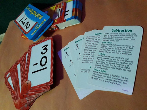 Pack Cartas Suma Y Resta Trend Enterprises 0-12 Para Niños (Usado)
