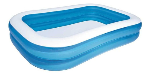 Imagem 3 de 3 de Piscina Inflável Bestway 778l Retangular 2,62 X 1,75 M Azul