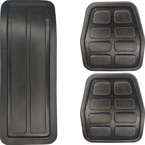 Par Kit 3 Capa Pedal Gol Voyage Parati Saveiro G1 G2 G3 G4