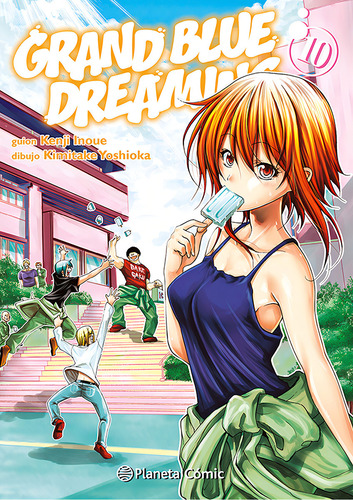Libro Grand Blue Dreaming Nº 10 Editorial Planeta Cómic Kenji Inoue 2025