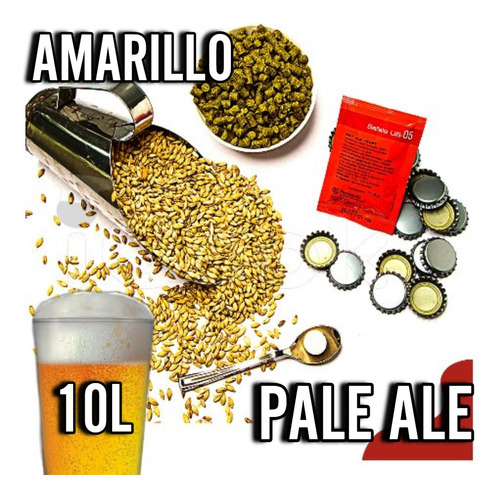 Kit Insumos (receita) 10l Cerveja Artesanal Pale Ale Amarilo
