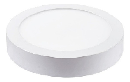 Imagen 2 de 5 de Plafón Panel Aplicar Led Redondo 18w Ø22cm No Descartable