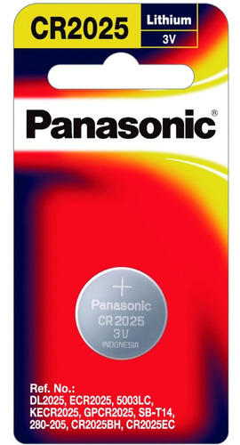 Pila Panasonic Litio Cr2025 Con 24 Unidades 3v
