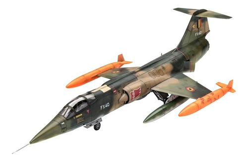 Imagem 8 de 9 de Plastimodelismo Revell Caça Starfigther F-104g Rnaf/baf 1/72
