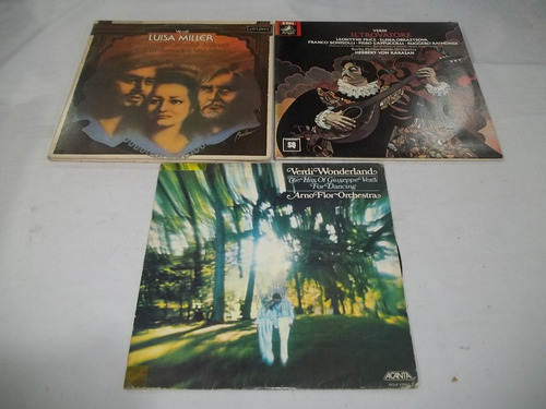  Lp Vinil - Giuseppe Verdi - 3 Discos