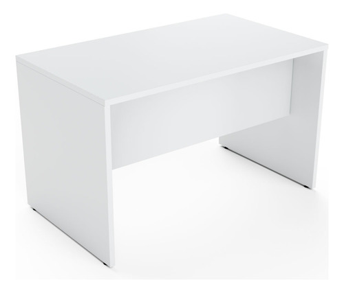 Mesa Escritorio Oficina Cuarto Melamina - Piani 25 120cm Color Blanco