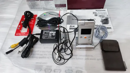 Camera Panasonic Dsnap Sv As10 Mini Vintage Raro Nova Caixa