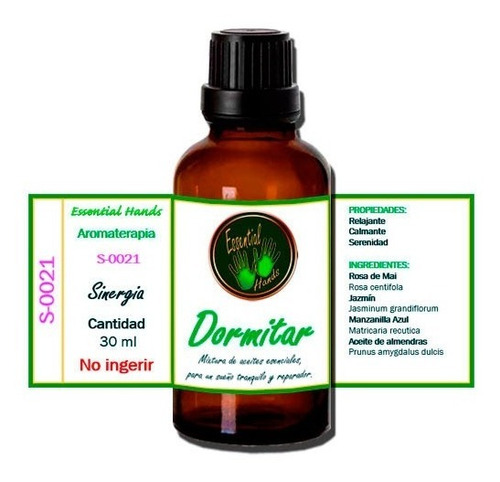 Dormitar 30ml - Aceite Esencial Blended -  Aromaterapia