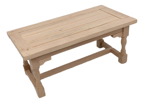 Mesa Auxiliar De Madera En Miniatura Para Muebles De Hogar