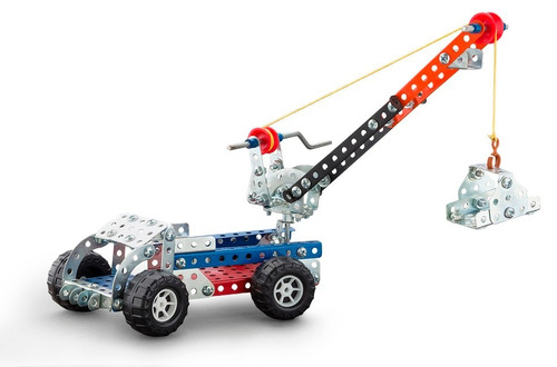 Mekanex Grande 261 Pzs P/armar 13 Modelos Mecano Metalico